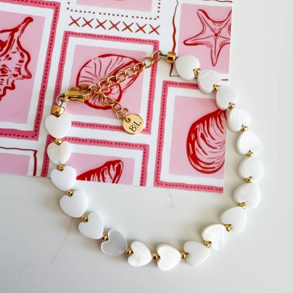 Shell Heart armband