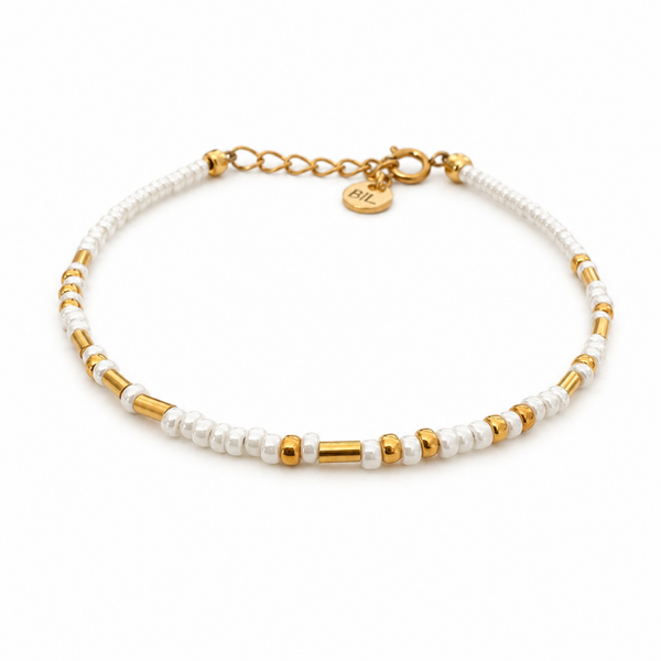 Signature White Armband