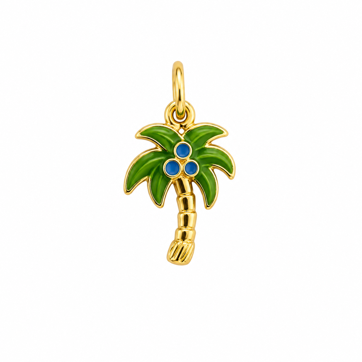 Colorful palm tree bedel