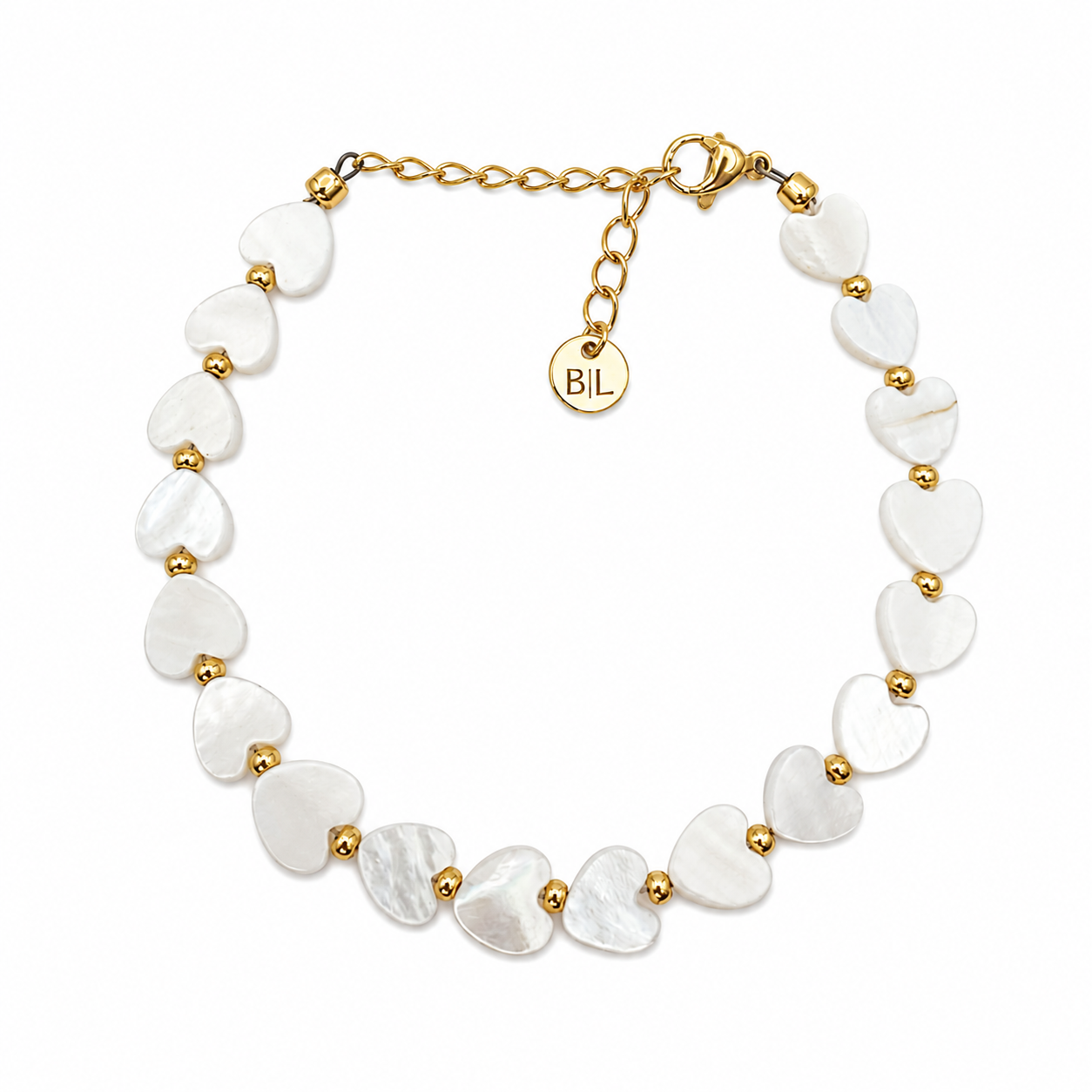 Shell Heart armband