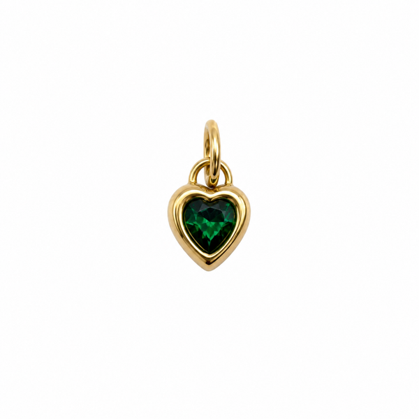 Heart Birthstone bedel – Mei