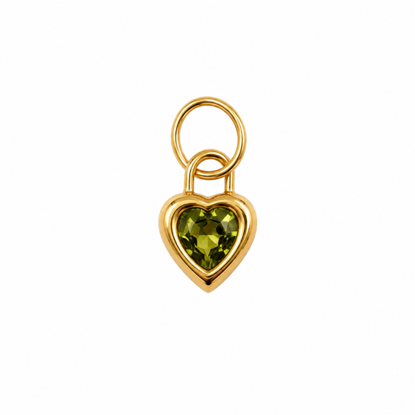 Heart Birthstone bedel – Augustus