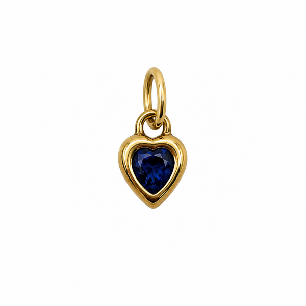Heart Birthstone bedel – September