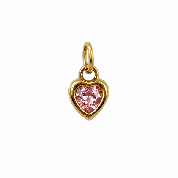 Heart Birthstone bedel – Oktober