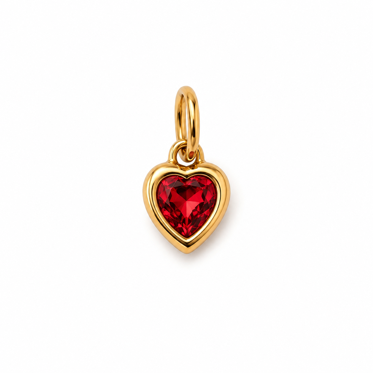 Heart Birthstone bedel – Juli