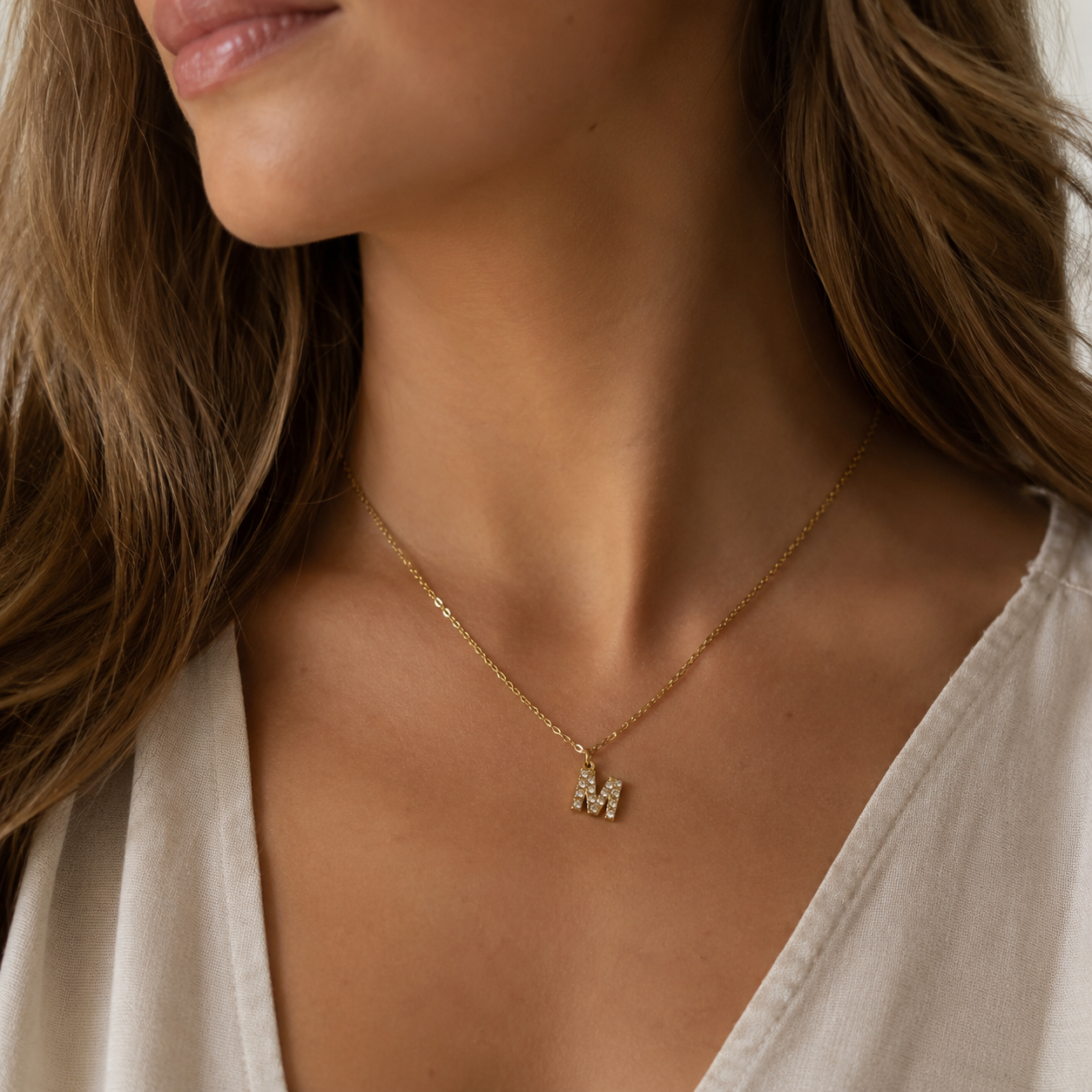 Sparkle Initial ketting