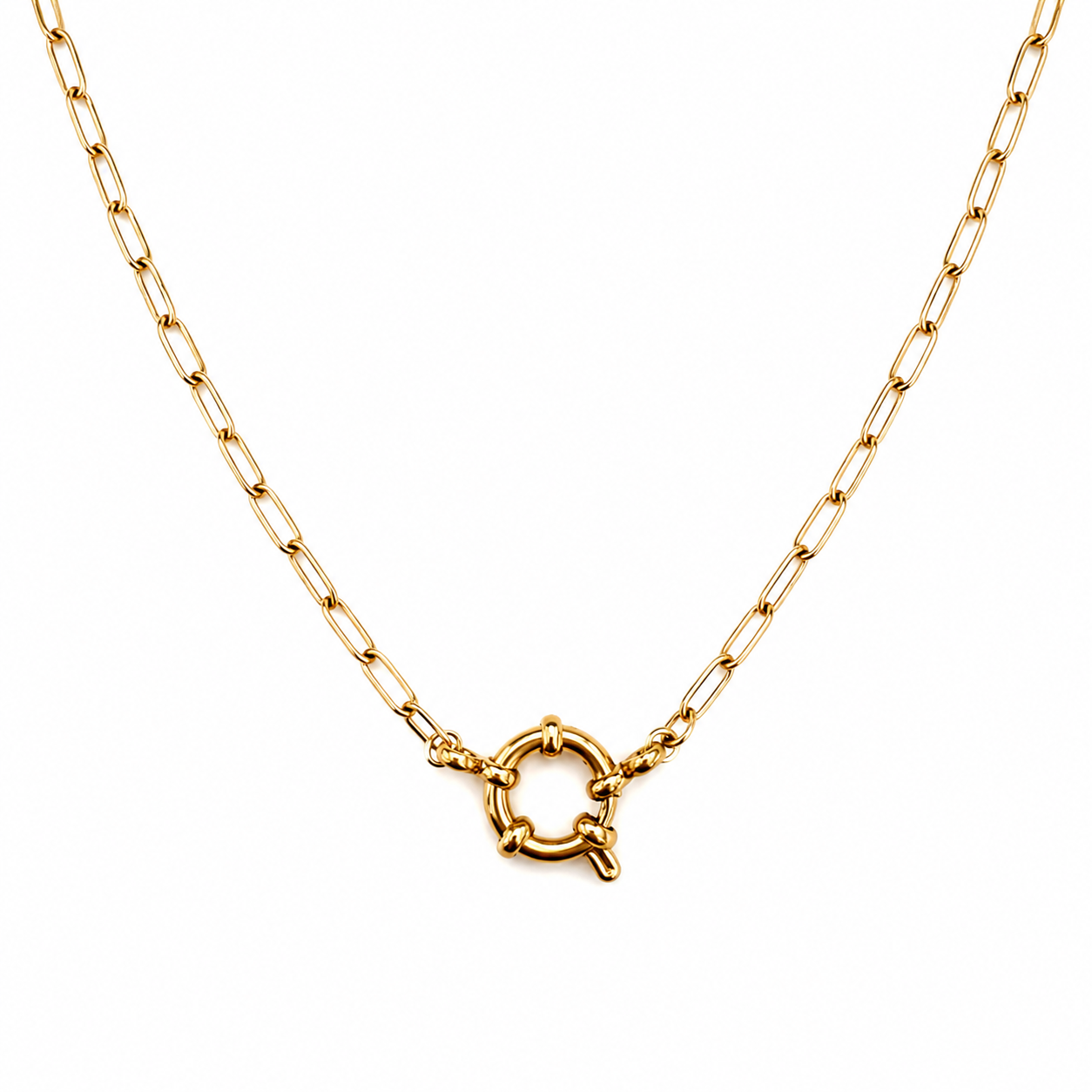 Mini paperclip ketting