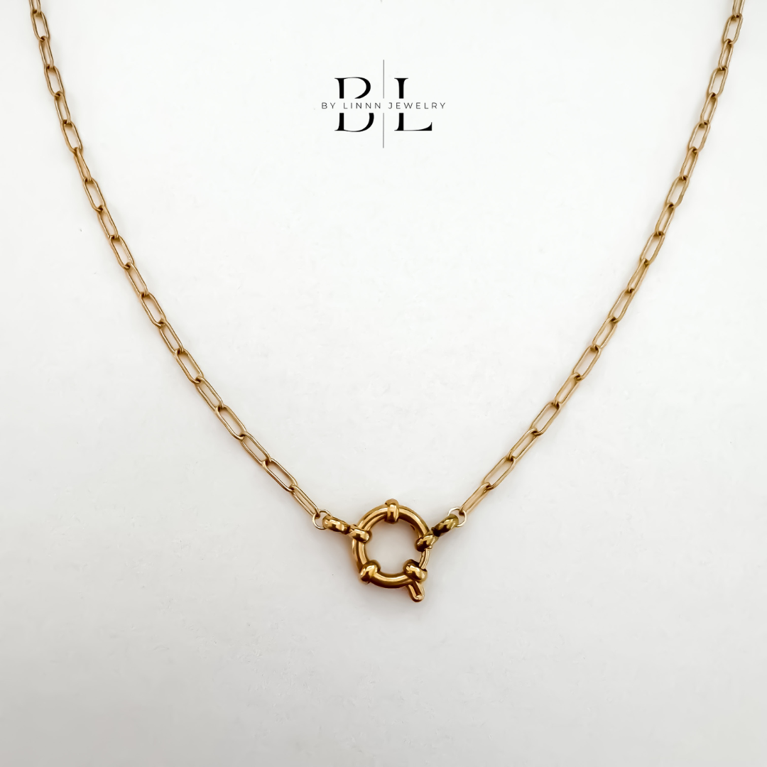 Mini paperclip ketting