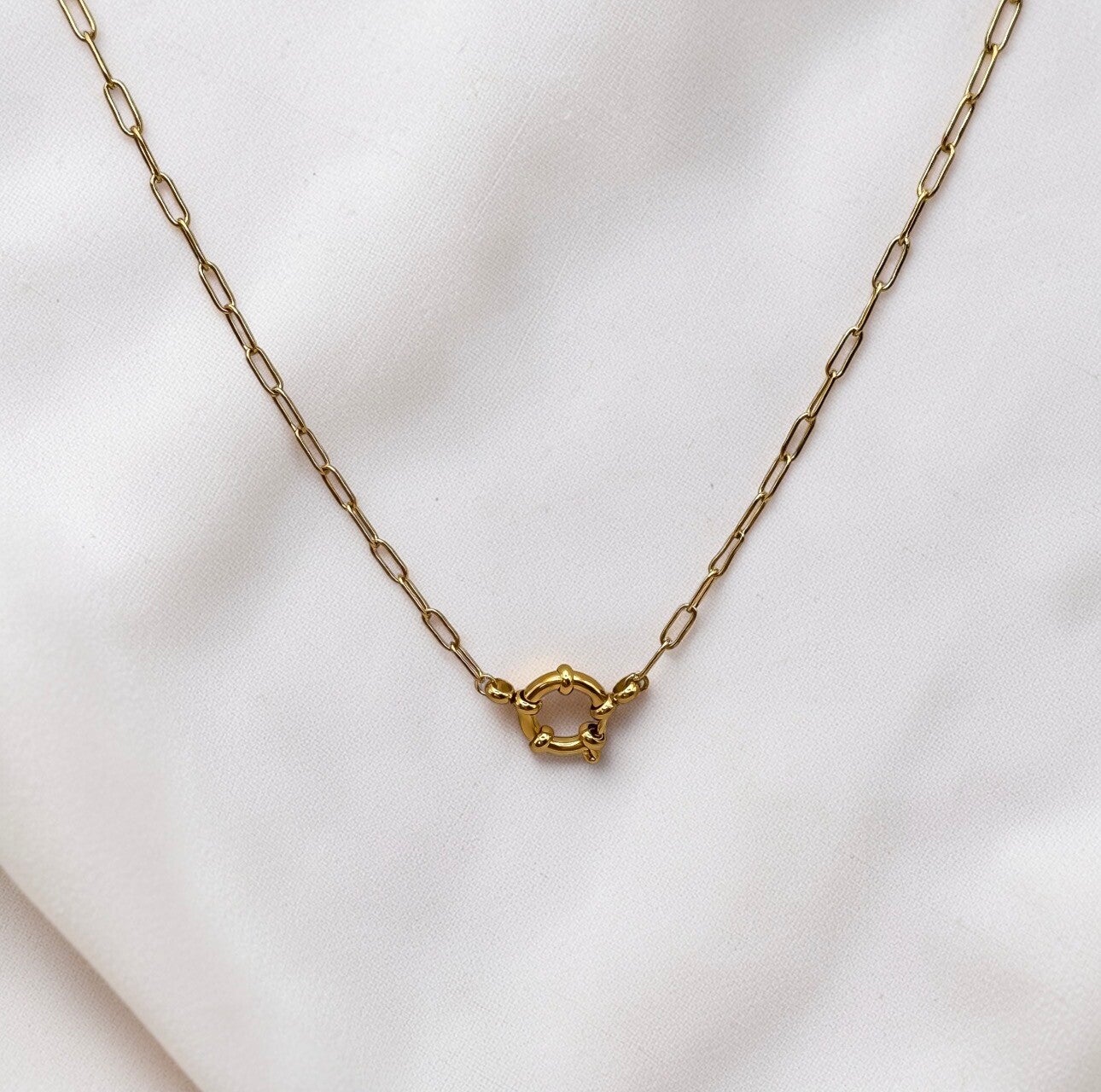 DYO mini paperclip basis ketting