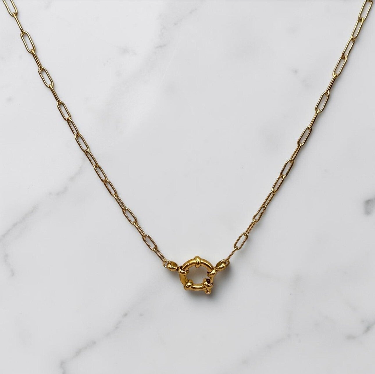 Mini paperclip ketting