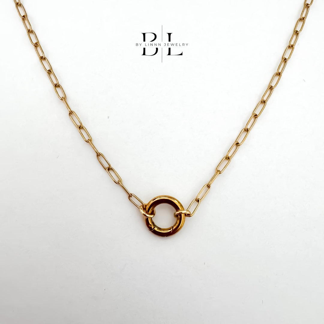 Mini paperclip ketting