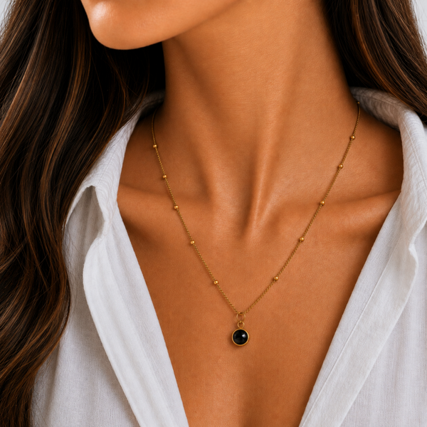 Lior Ketting – Zwarte Obsidiaan