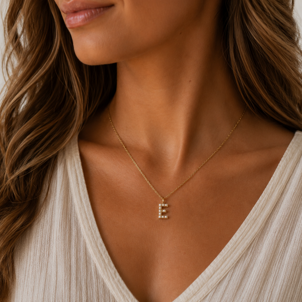Pearl Initial ketting