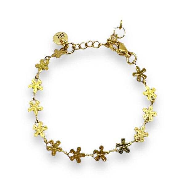 Shiny flowers armbandje MINI