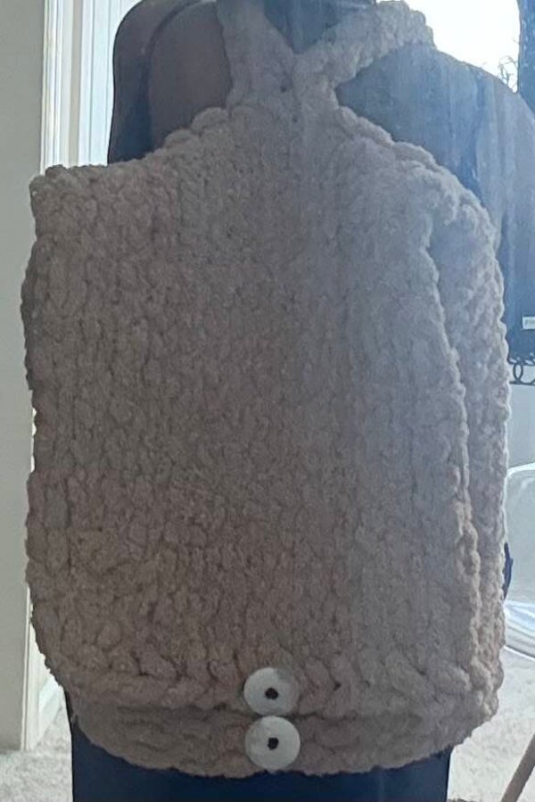 Over Sized Knitted Back Bag
