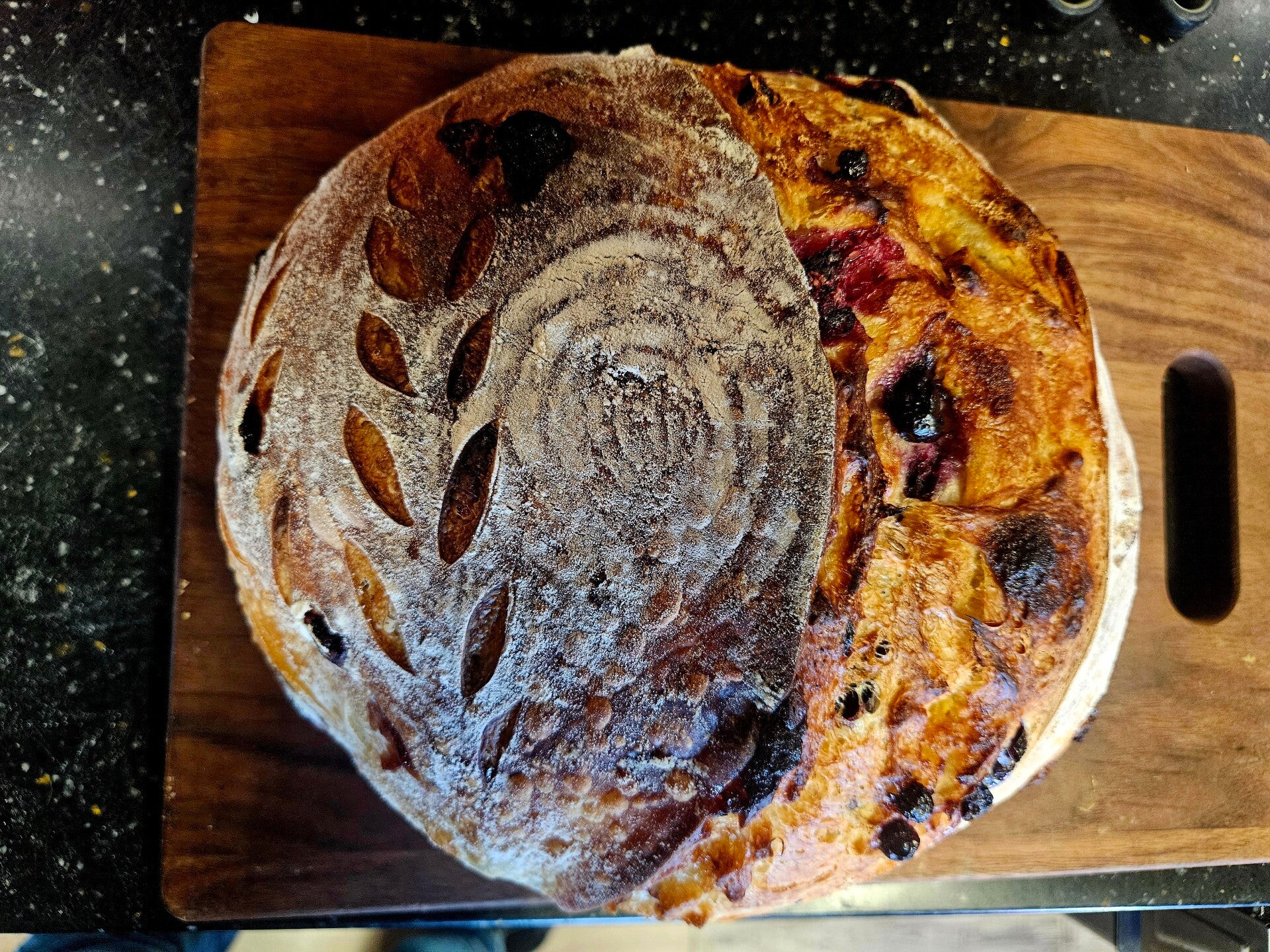 Lemon Blueberry Sourdough Loaf