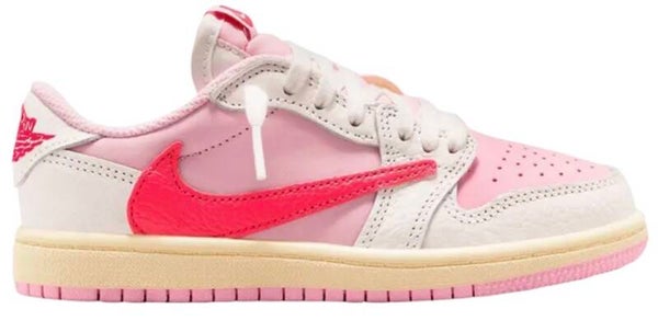 Jordan 1 Retro Low OG SP Travis Scott Sail Tropical Pink 2.5Y