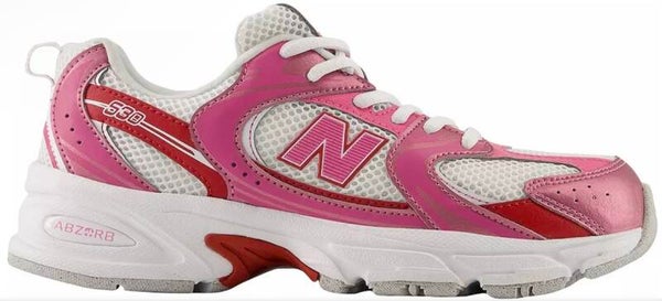 New Balance 530 Pink Satin Shadow Red 6Y