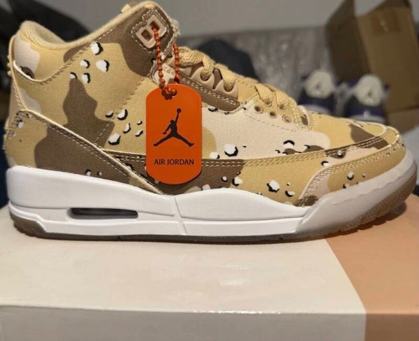 Jordan 3 Retro WMBA Desert Camo