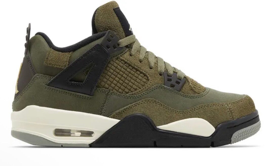 Jordan 4 Retro SE Craft Medium Olive 4Y