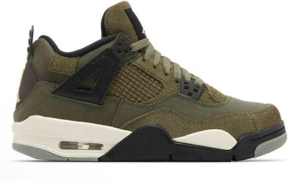 Jordan 4 Retro SE Craft Medium Olive 4Y