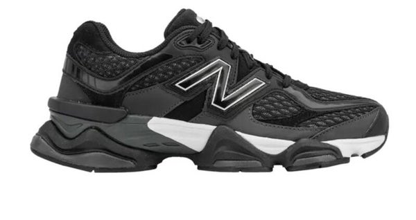 New Balance 9060 Shoe Palace Black Silver 8.5M