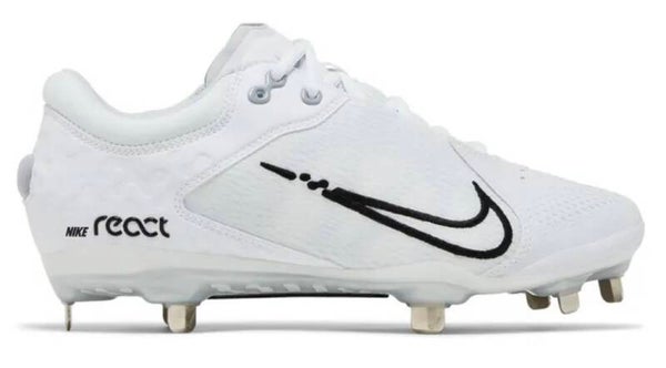 Nike HyperDiamond 4 Elite White Black 7W