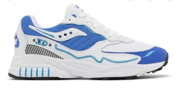 Saucony 3D Grid Hurricane 'White Royal 8M