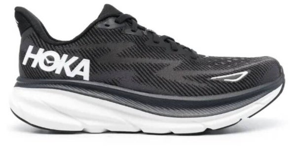 Hoka Clifton 9 Black White 10W