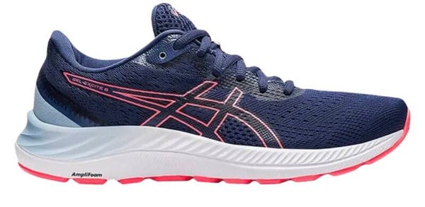 ASICS Gel-Excite 8 Wide Thunder Blue/Blazing Coral 11.5W