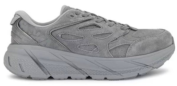 Hoka One Clifton L Suede Grey 7.5W