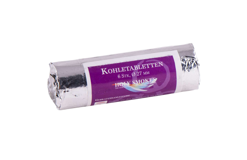 Houtskooltabletten Ø 2,7 cm 1 Rolletje