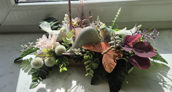 Blumengesteck mit Herz