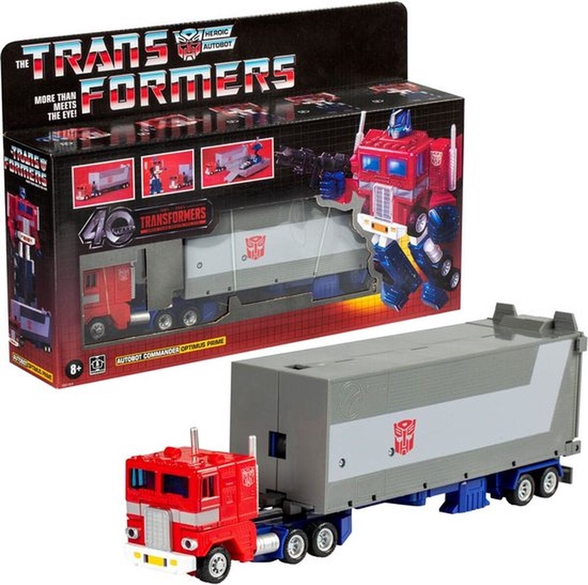 Autobot Commander Optimus Prime Retro G1 Style - Transformers - More Than Meets The Eye - 40 Years - Hasbro