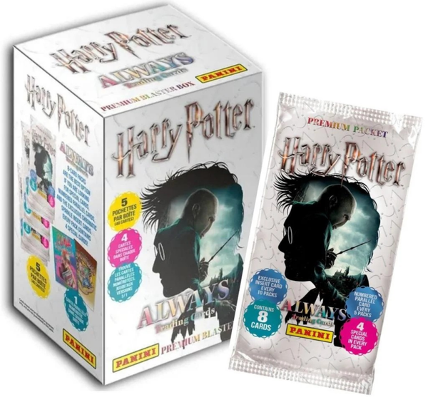Premium Blaster Box Harry Potter Always Trading Cards met 5 Pakjes Premium Trading Cards - Panini