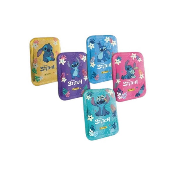 Stitch Super ScrapBook Pocket Tin met 14 Pakjes Stickers (Kies 1 Tin) - Disney - Panini