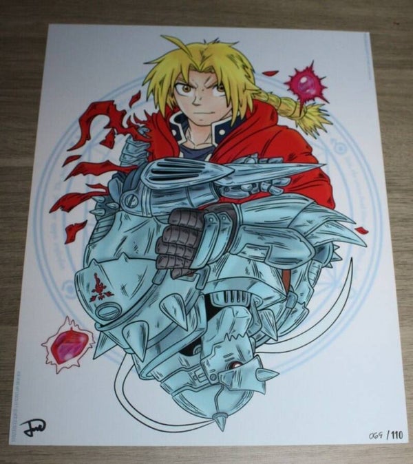 Limited Art Print Fullmetal Alchemist - Zobie Exclusive - Limited to 110