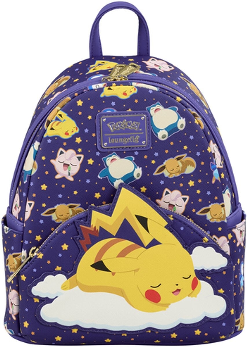 Rugzak Sleeping Pikachu and Friends - Pokémon - Loungefly