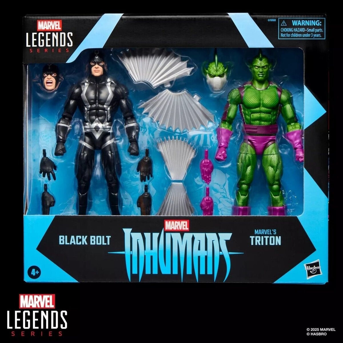 Black Bolt & Marvel's Triton - Inhumans - Marvel Legends Series - Hasbro
