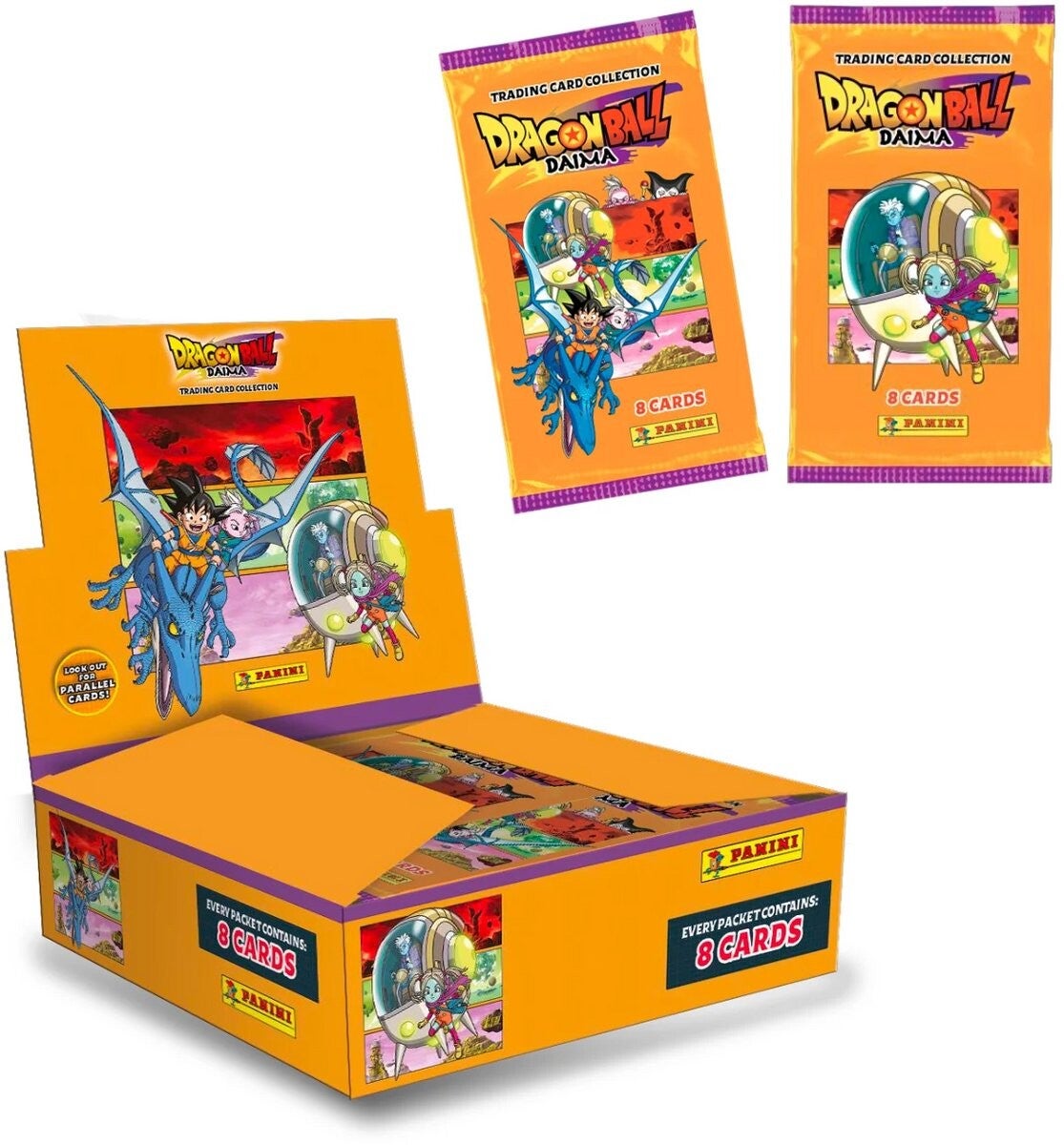 Box met 18 Packs Dragon Ball Daima Trading Cards - Panini