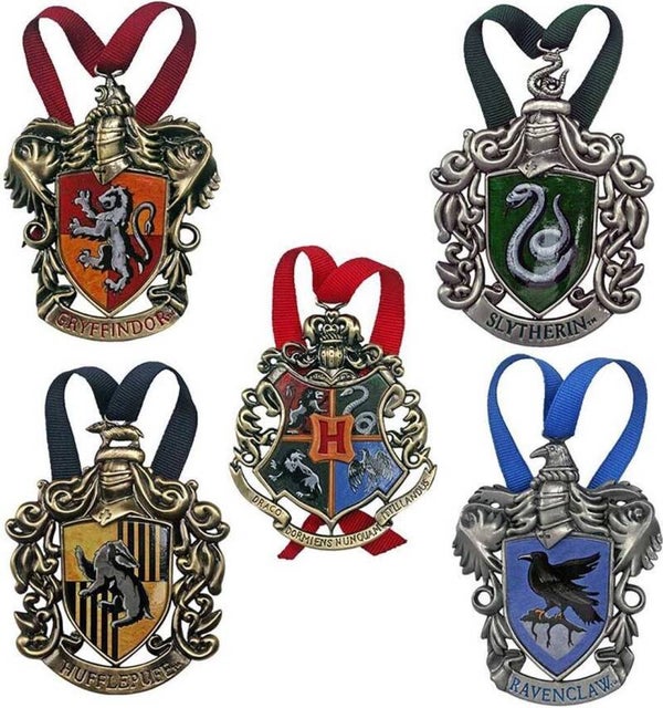 Set 5 Kerstornamenten Harry Potter - Noble Collection