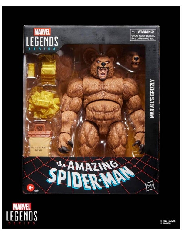 Marvel's Grizzly - The Amazing Spider-Man - Marvel Legends Series - Hasbro