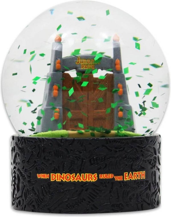 Jurassic Park Gates Snow Globe (Sneeuwbol) - Half Moon Bay