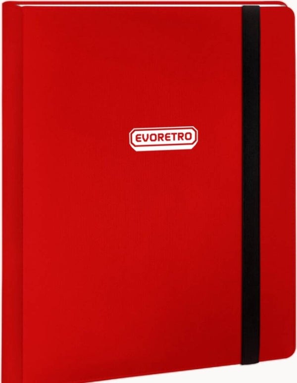 Rood 9-Pocket Card Binder - 360 Trading Cards - Evoretro