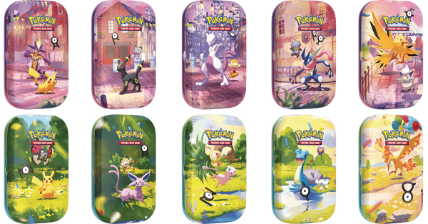 Willekeurig 1 x Franse Pokémon Mini Tin 30e Anniversaire - Franstalig - 30th Celebration - The Pokémon Company International