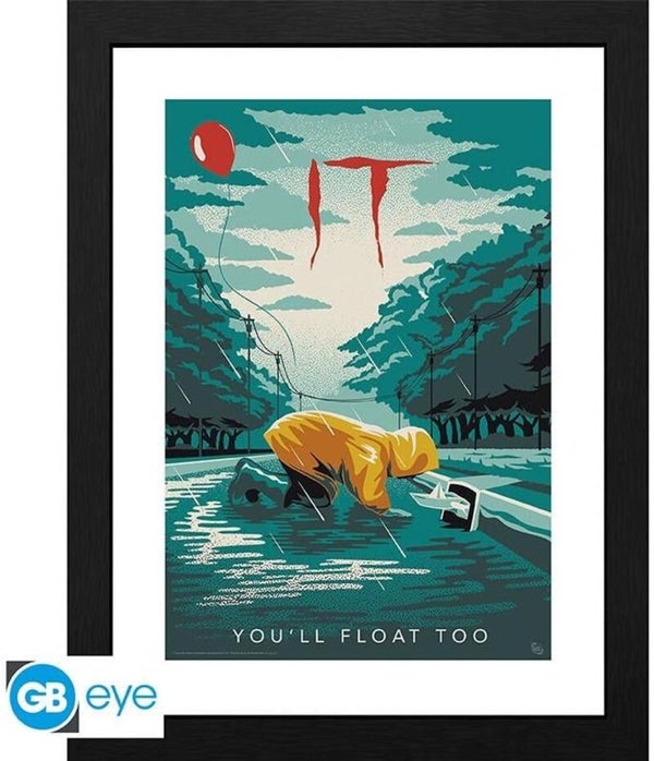 Pennywise - It Kader met Collector Print - Georgie You'll Float Too - GB Eye