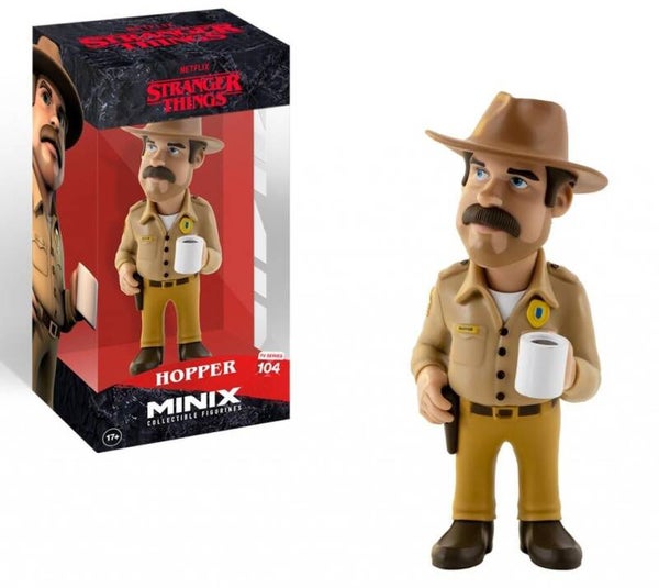 Hopper Minix Collectible Figurine - Stranger Things - Minix