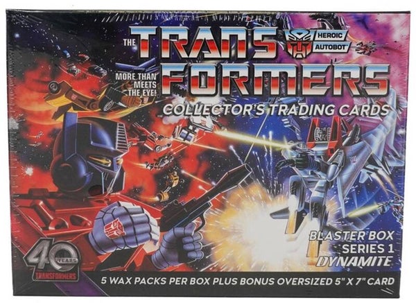 40 Years Transformers Collector's Trading Cards Blaster Box Series 1 - Dynamite