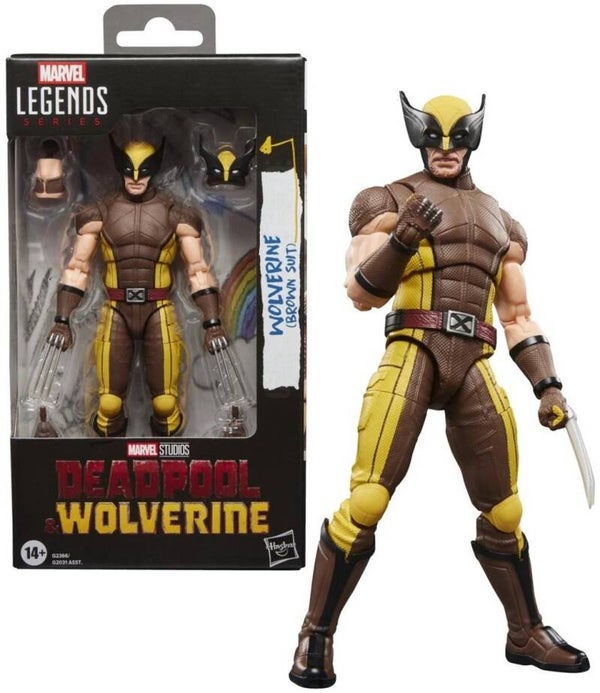 Wolverine (Brown Suit) - Deadpool & Wolverine - Marvel Legends Series - Hasbro
