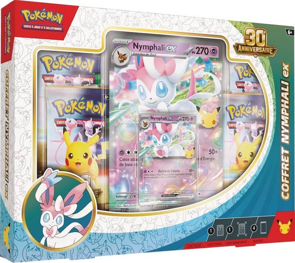 Franse Pokémon Coffret Nymphali Ex 30e Anniversaire - Franstalig - 30th Celebration - The Pokémon Company International